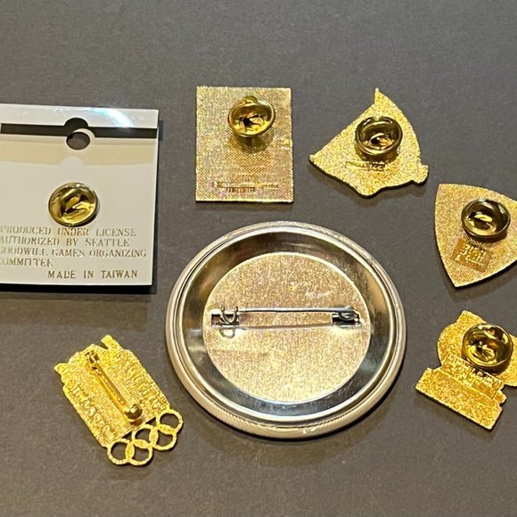 1984 Olympic Commemorative Sculpture ~ Yachting ~ Plus 7 Games Pins - Picture 3 of 11